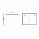 Зеркало Mixline Минио 80x100 4620077042220 с подсветкой фото 2