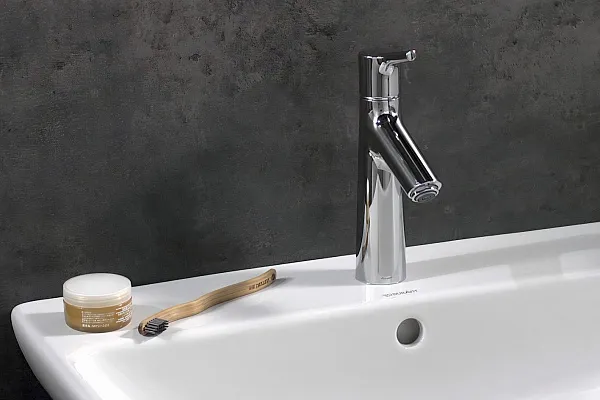 Смеситель Hansgrohe Talis S LowFlow 72024000 для раковины с донным клапаном фото 3
