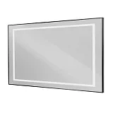 Зеркало BelBagno Kraft 140x80 SPC-KRAFT-1400-800-SENS-NERO с подсветкой фото 1