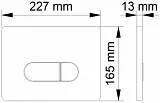 Унитаз безободковый с инсталляцией и кнопкой смыва Berges Wasserhaus Novum D3 043201 фото 8
