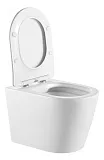 Унитаз подвесной Iberica Blanca Burgos Alto IB.BRA.231.1B1 безоободковый с микролифтом фото 10