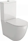 Унитаз-компакт Watersense Milana Vortex W00744 напольный безободковый с микролифтом фото 5
