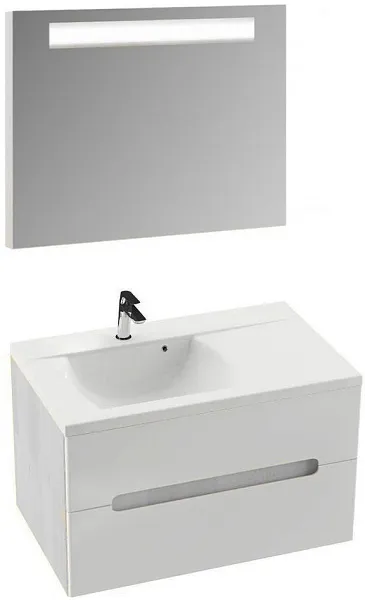 Зеркало Ravak Classic 80 белое фото 2