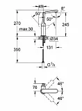Смеситель Grohe Veris 32187000 для раковины фото 2