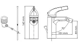 Смеситель WasserKRAFT Sauer 7106 для биде фото 2