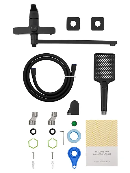 Смеситель для ванны с душем Wonzon & Woghand FLEX WW-639906-MB фото 6