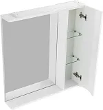 Зеркало-шкаф BelBagno Marino 60x75 MARINO-SPC-600/750-1A-BL-P-R правое с подсветкой фото 5