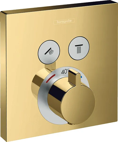 Термостат Hansgrohe ShowerSelect 15763990 для душа с внутренней частью фото 1
