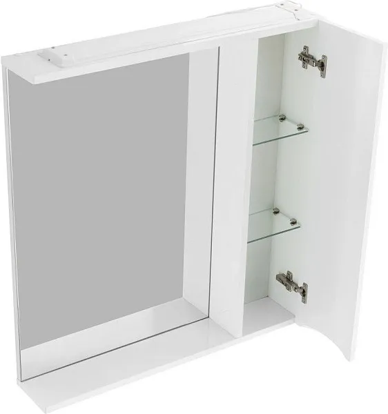 Зеркало-шкаф BelBagno Marino 60x75 MARINO-SPC-600/750-1A-BL-P-R правое с подсветкой фото 5