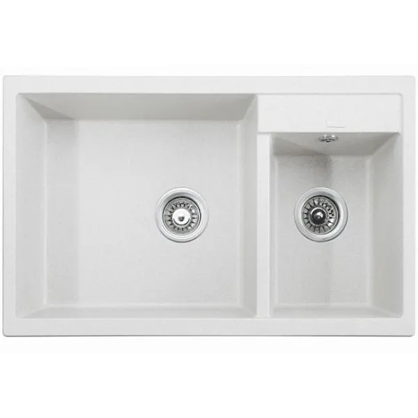 Кухонная мойка Kaiser KG2M-8050-W White фото 1