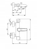 Смеситель E.C.A. Thermostatic 102102340EX для ванны с душем фото 2