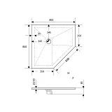 Душевой поддон RGW Stone Tray 16155088-02 фото 6