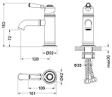 Смеситель для раковины TIMO Arisa 5361/02F фото 2