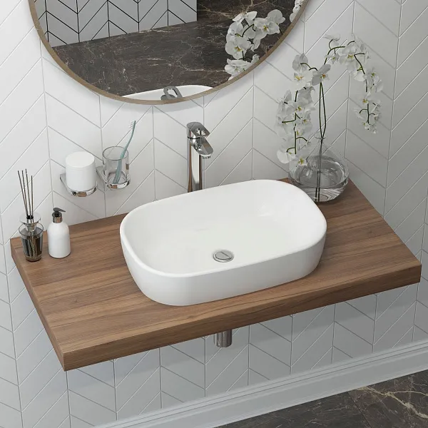Раковина Lavinia Boho Bathroom Sink Slim 54 см 33311003 фото 4