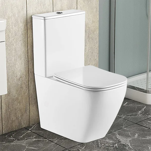 Унитаз-компакт Azario Levanto AZ-1228A-G напольный безободковый с сиденьем микролифт фото 13