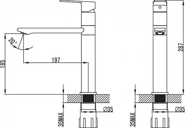 Смеситель Iddis Edifice ED3PBSGi05 для кухонной мойки фото 2