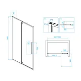 Душевая дверь RGW Stilvoll 06320310-11 фото 2