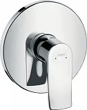 Смеситель Hansgrohe Metris Highflow 31652000 для душа с внутренней частью фото 1