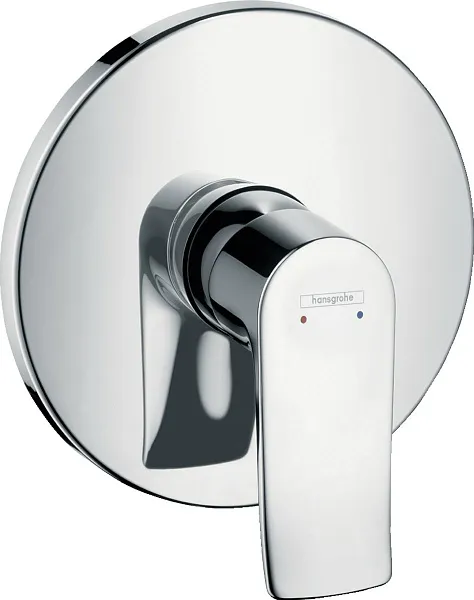 Смеситель Hansgrohe Metris Highflow 31652000 для душа с внутренней частью фото 1