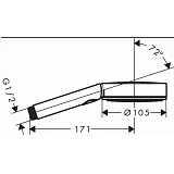 Душевая лейка Hansgrohe Pulsify 24301000 фото 2