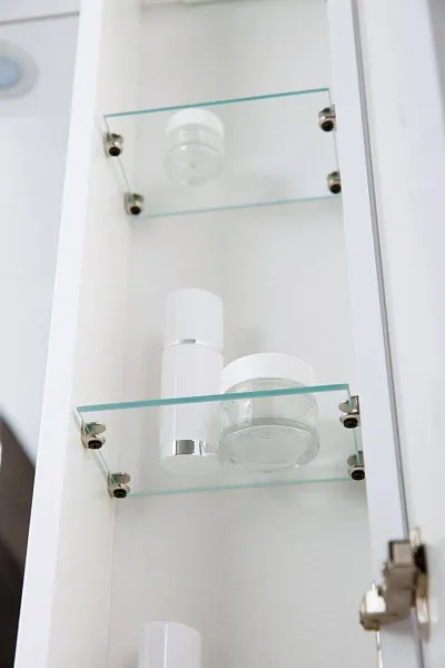 Зеркало-шкаф BelBagno Marino 80x75 MARINO-SPC-800/750-1A-BL-P-R правое с подсветкой фото 9