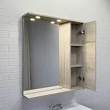 Зеркало Comforty Марио 75x83,5 00-00016020CF с подсветкой с полочкой фото 5