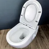 Унитаз подвесной Teymi Nancy Pro W00162 подвесной безободковый с микролифтом фото 12