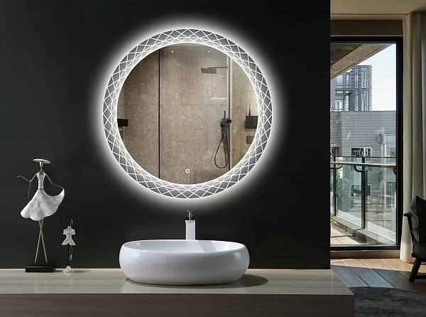 Зеркало Esbano 50x50 ESMI3599 с подсветкой фото 2