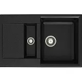 Кухонная мойка Alcora Модена 77 Обсидан 0000000570 фото 1