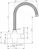 Смеситель ZorG Antic A 52 KF-BR для кухонной мойки фото 2
