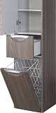 Шкаф-пенал Акватон Сильва 32x150 см тёмное дерево 1A215603SIW5L левый фото 3