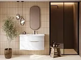 Зеркало Kerama Marazzi Geometrica 42x100 CO.mi.PL.42\BLK с подсветкой черное фото 2