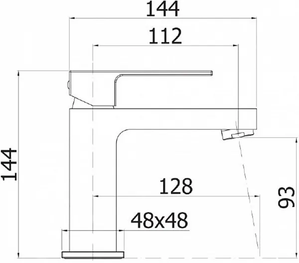 Смеситель Cezares Effect EFFECT-LSM1-01-W0 для раковины фото 2