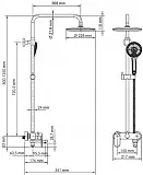 Душевая стойка WasserKRAFT A18501 фото 8