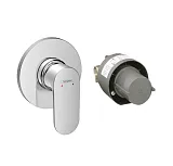Смеситель Hansgrohe Rebris S 72648000 для душа внешняя и скрытая часть фото 1