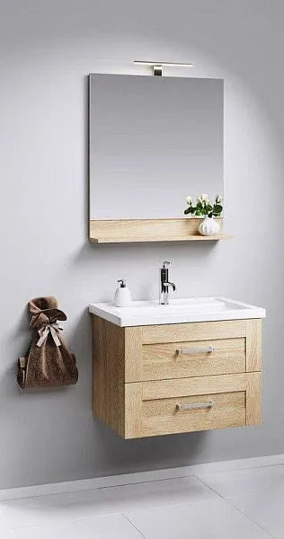 Зеркало Aqwella Foster 70x80 FOS0207DS с подсветкой фото 2