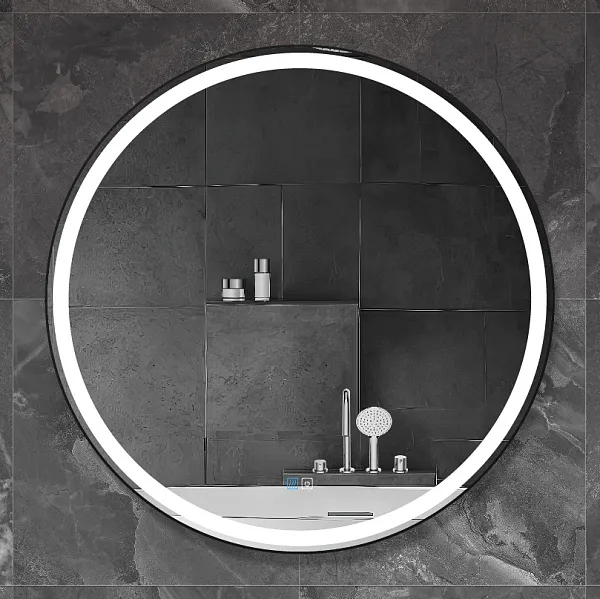 Зеркало Cezares Cadro 80x80 CZR-SPC-CADRO-800-LED-TCH-WARM с подсветкой c подогревом фото 2