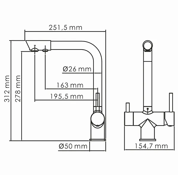 Смеситель WasserKRAFT A8367 для кухонной мойки фото 10