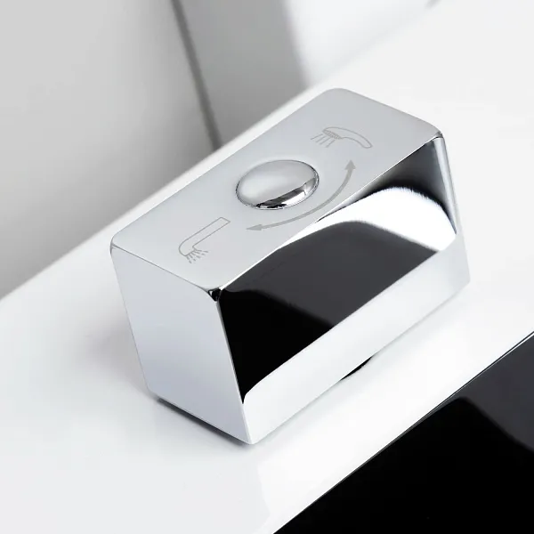 Смеситель WasserKRAFT Aller WHITE 1061W для ванны с душем фото 3