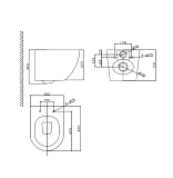 Унитаз BelBagno Uno BB3105CHR/SC подвесной безободковый быстросъемное с микролифтом фото 7