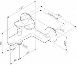 Смеситель Am.Pm Sunny F85C10000 для ванны с душем фото 7