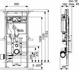 Инсталляция для унитаза TECE Lux 9600400 фото 2