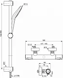 Термостат Ideal Standard Ceratherm T50 A7218AA для душа фото 2