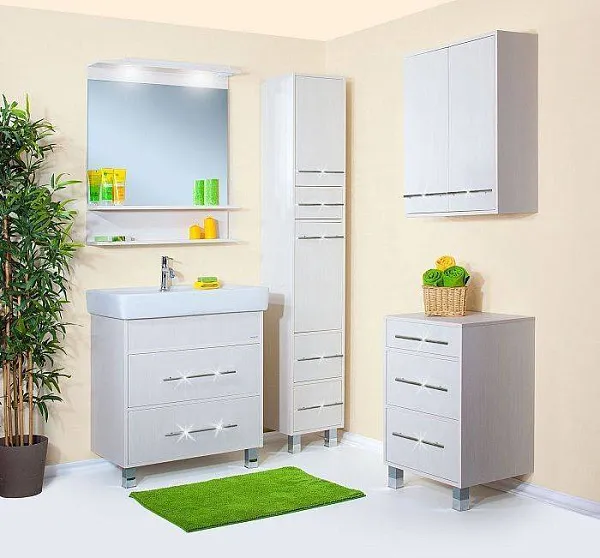 Зеркало Бриклаер Чили 80x90 4627125414954 с полочкой и подсветкой фото 3