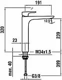 Смеситель Laufen Cityplus 3.1175.8.004.130.1 для раковины фото 4