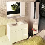 Зеркало Comforty Модена М 90x79 00-00001641CF с подсветкой с полочкой фото 2