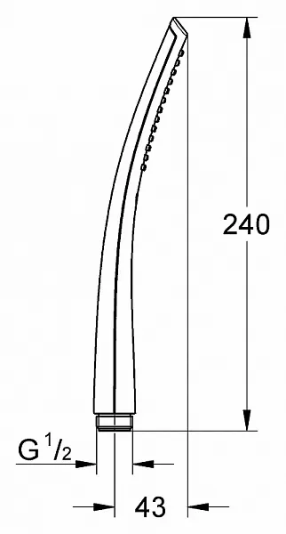 Душевая лейка Grohe Ondus Stick 27184000 фото 2