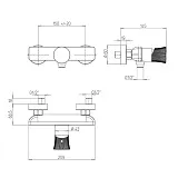 Смеситель для душа PAINI Domus 18PJ511PZ фото 5