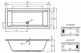 Акриловая ванна Riho Lusso 180x80 BA9800500000000 без гидромассажа фото 5