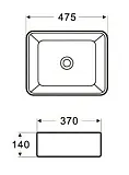 Раковина Azario 50 см AZ-2074 фото 3
